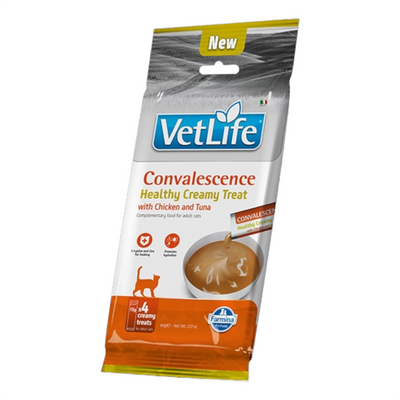 FARMINA Vet Life Gatto Snack Cream Convalescence 4x15gr