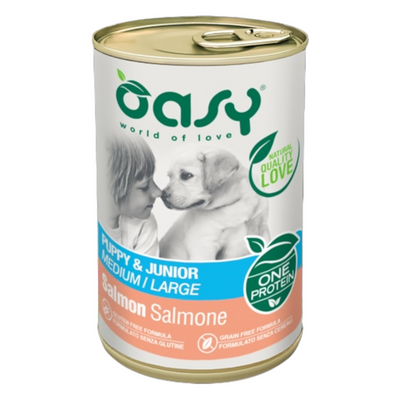 OASY One Cane Medium Puppy Salmone 400gr