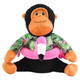 LEOPET Scimmia con Fenicottero Peluche 2in1