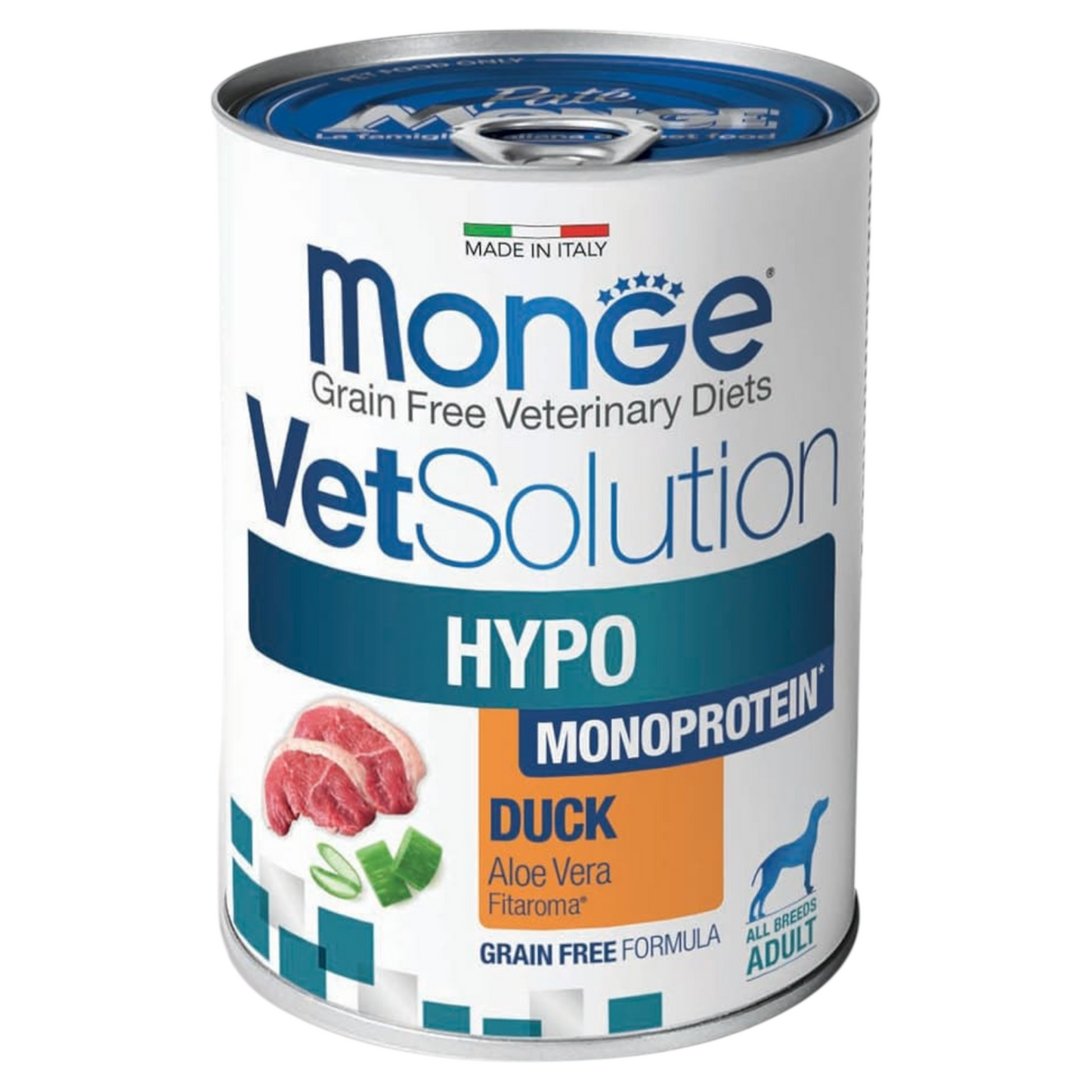 MONGE Vet Solution Cane Hypoallergenic Anatra 400Gr