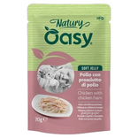 OASY Gatto Natury Soft Jelly Pollo con Prosciutto 70gr