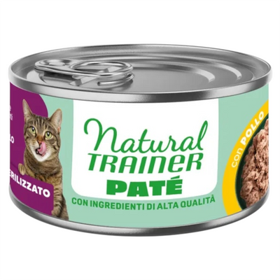 TRAINER Gatto Patè Sterilised Pollo 85gr