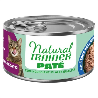 TRAINER Gatto Patè Sterilised Pesce Oceanico 85gr