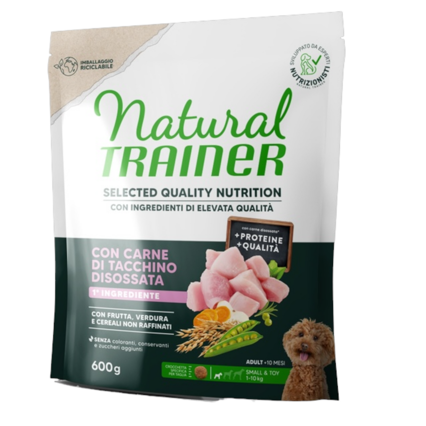 TRAINER Selected Mini Adult Tacchino 600gr