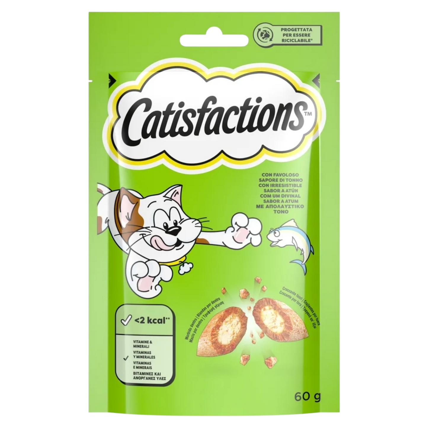 CATISFACTIONS Crunchy al Tonno 60gr