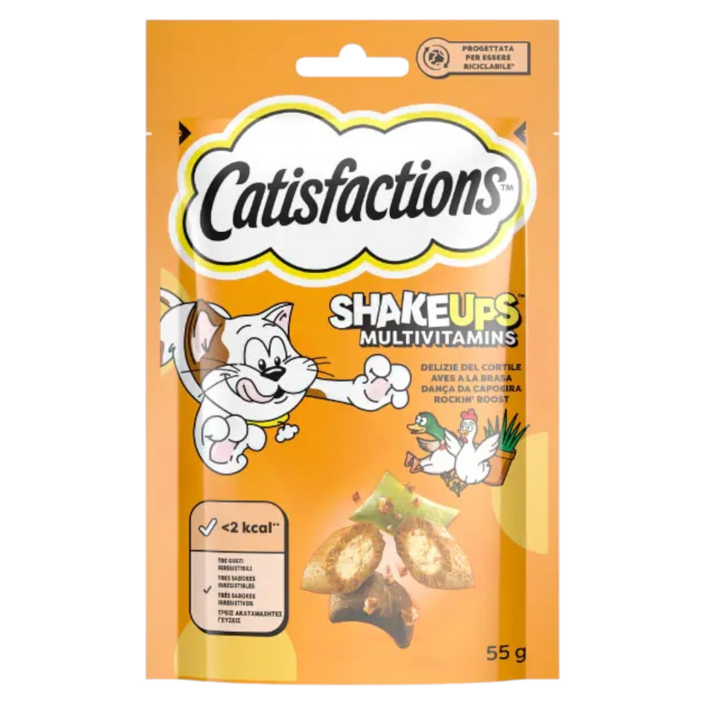 CATISFACTIONS Crunchy Shakeups Delizie del Cortile 55gr