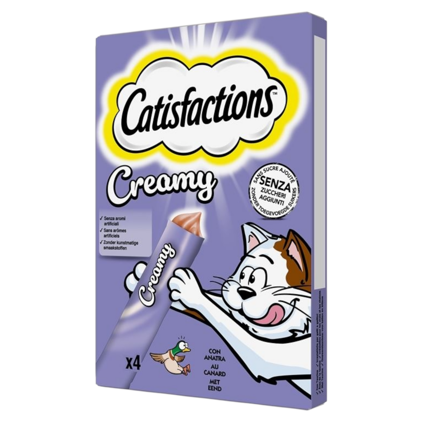 CATISFACTIONS Creamy all'Anatra 4x10gr