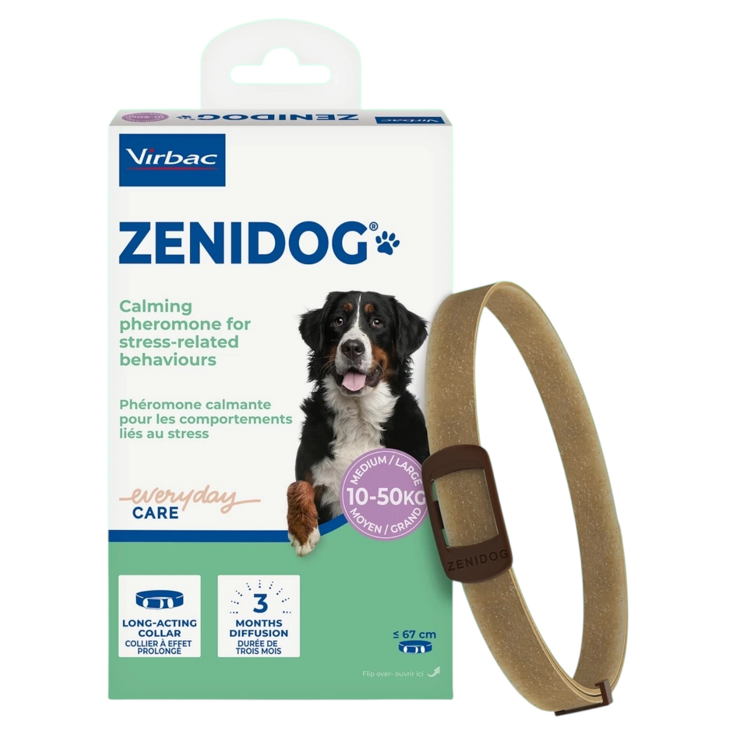 VIRBAC Collare Zenidog Feromoni per Cane M-L <67 cm