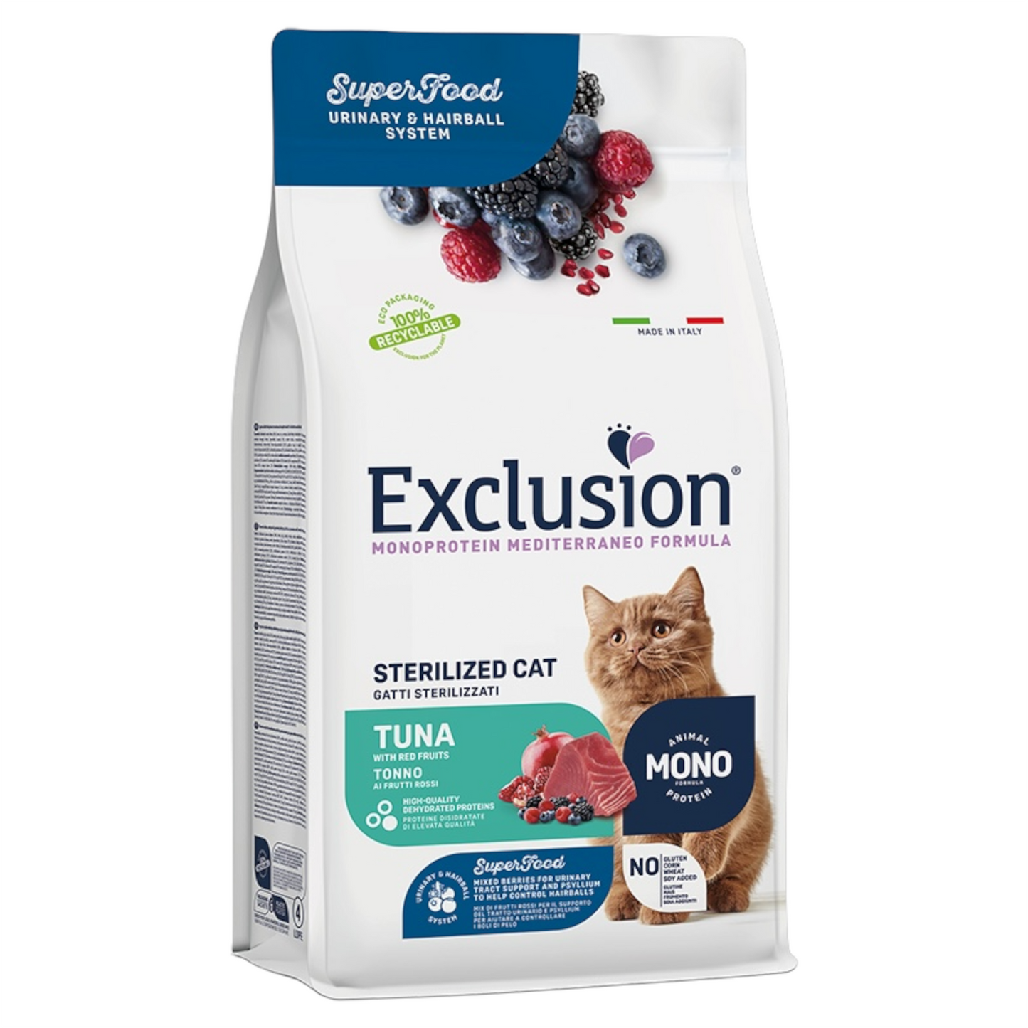 EXCLUSION Gatto Sterilised Tonno 1,5Kg