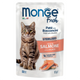 MONGE Fresh Gatto Sterilised Patè GF Salmone 85gr