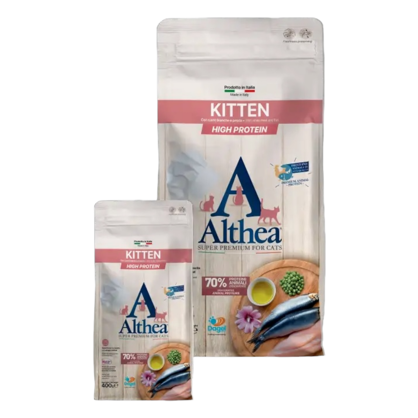 ALTHEA Gatto Kitten Carni Bianche e Pesce