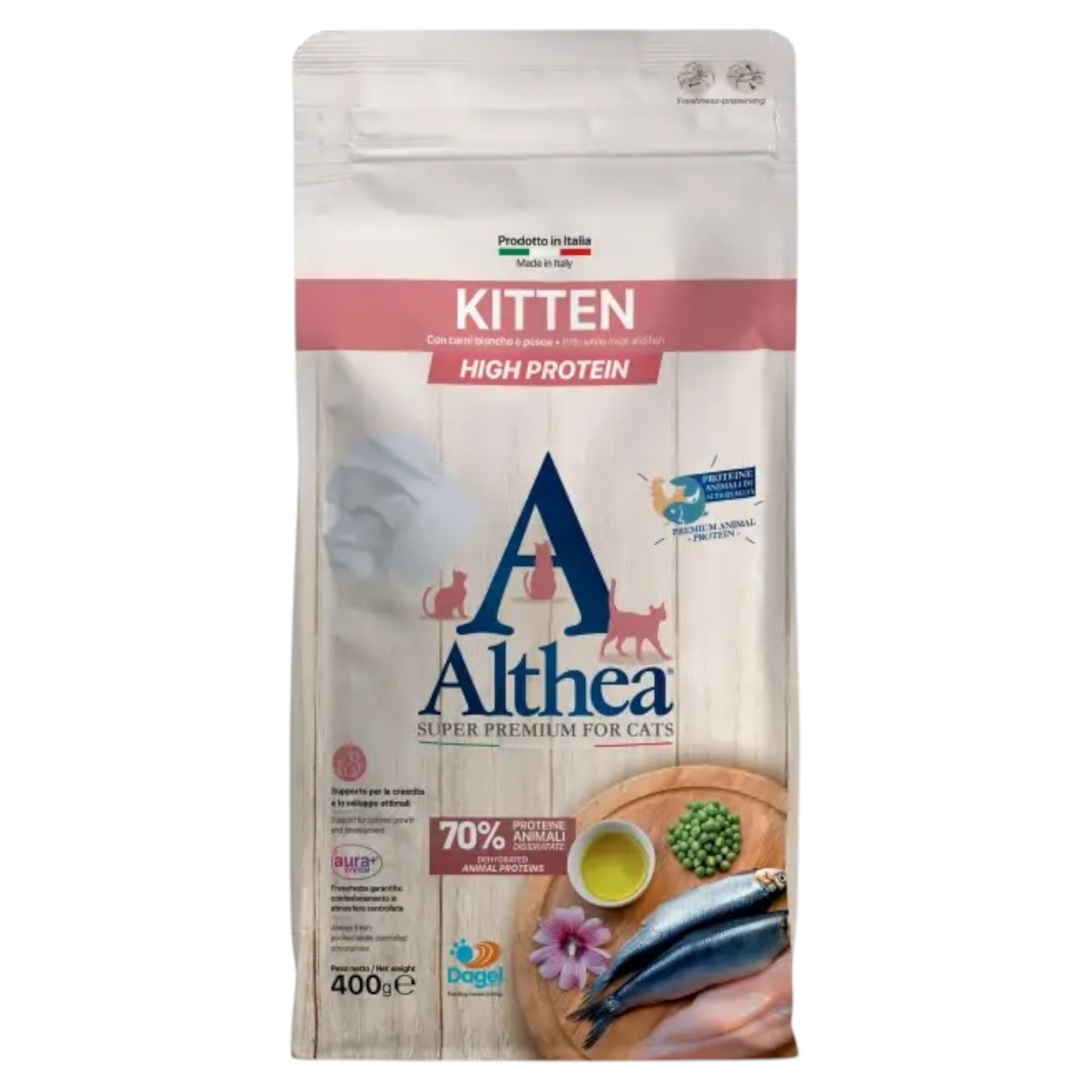 ALTHEA Gatto Kitten Carni Bianche e Pesce 1,5Kg