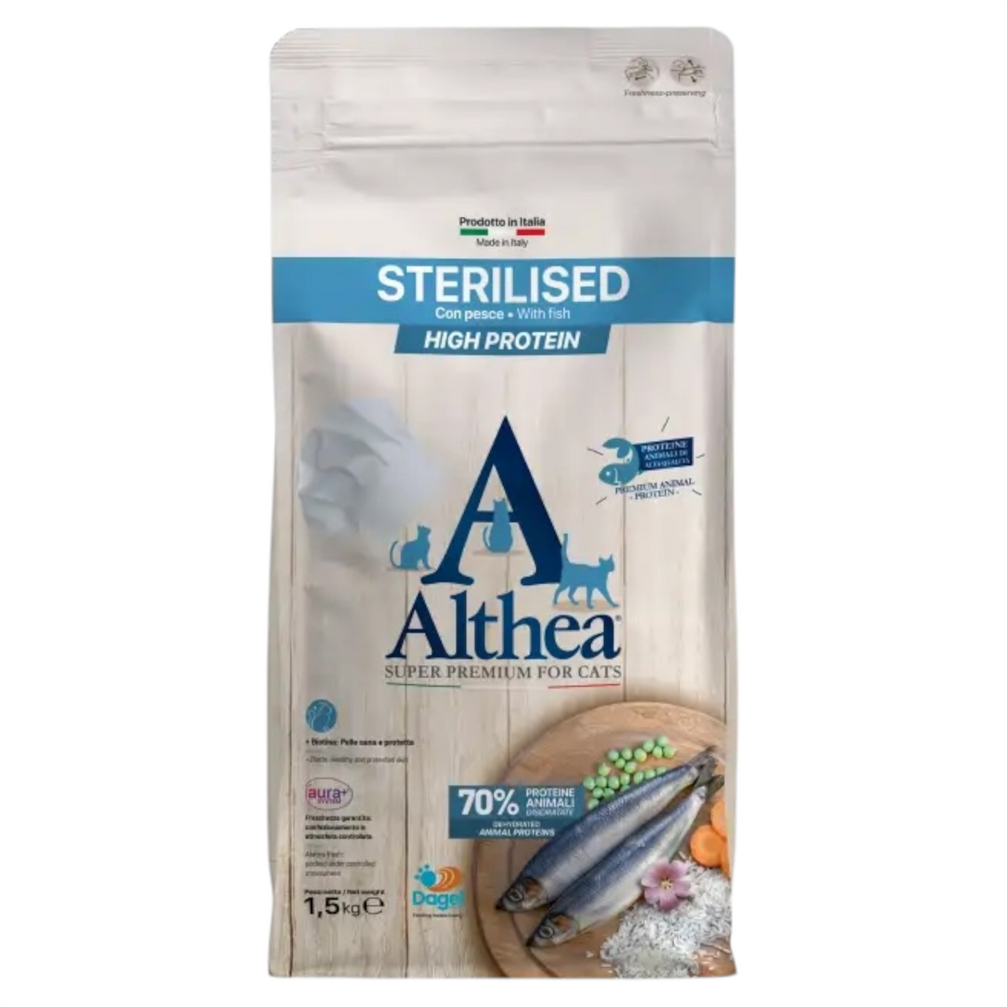 ALTHEA Gatto Sterilised Pesce 1,5Kg