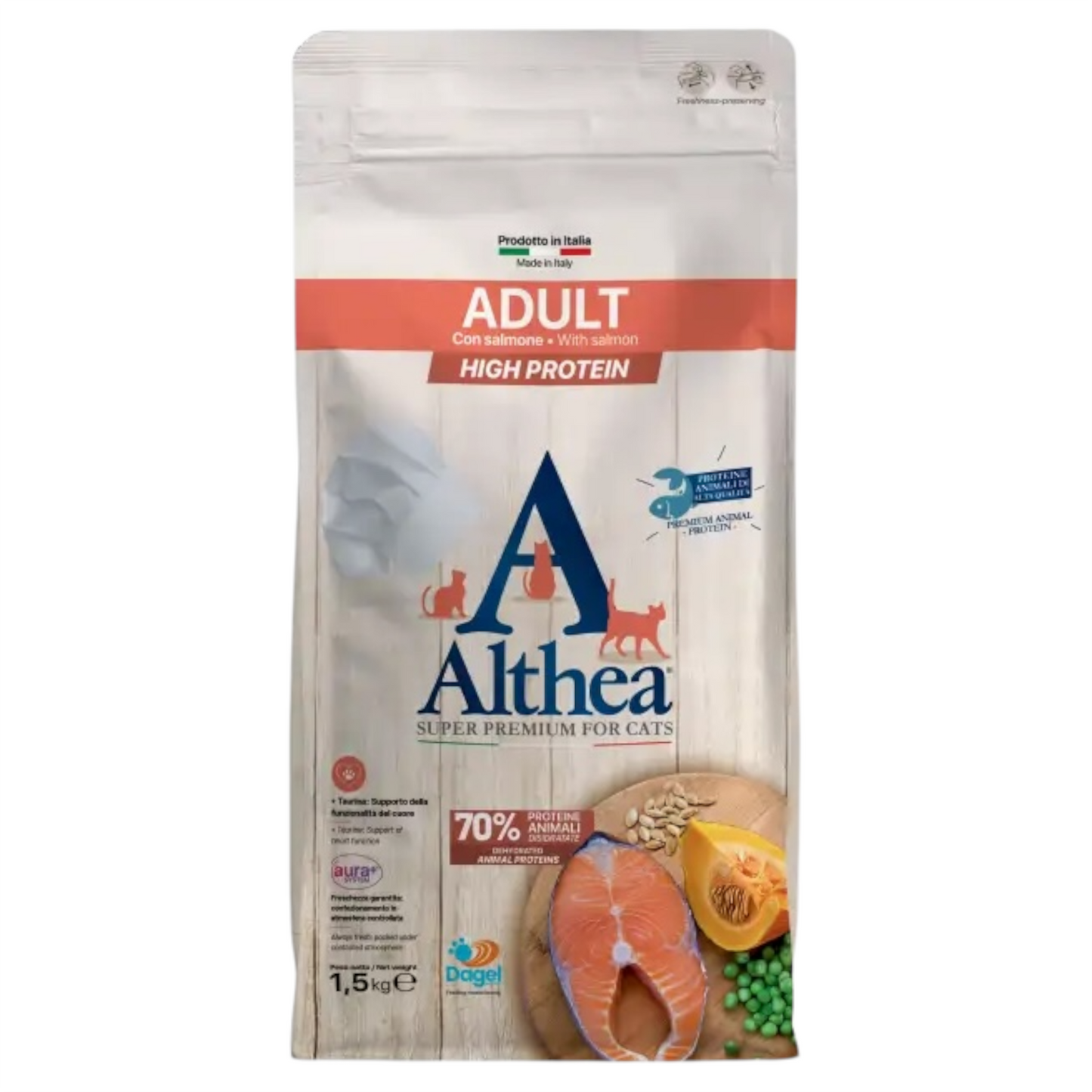 ALTHEA Gatto Adult Salmone 1,5Kg