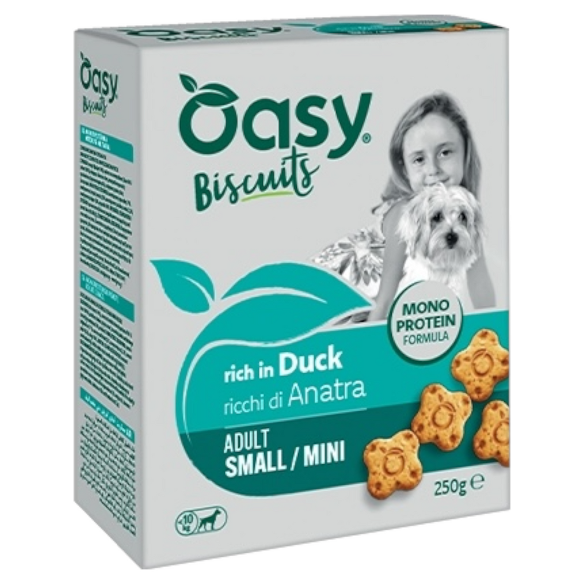 OASY Cane Biscotti Monoproteici Mini Adult Anatra 250gr