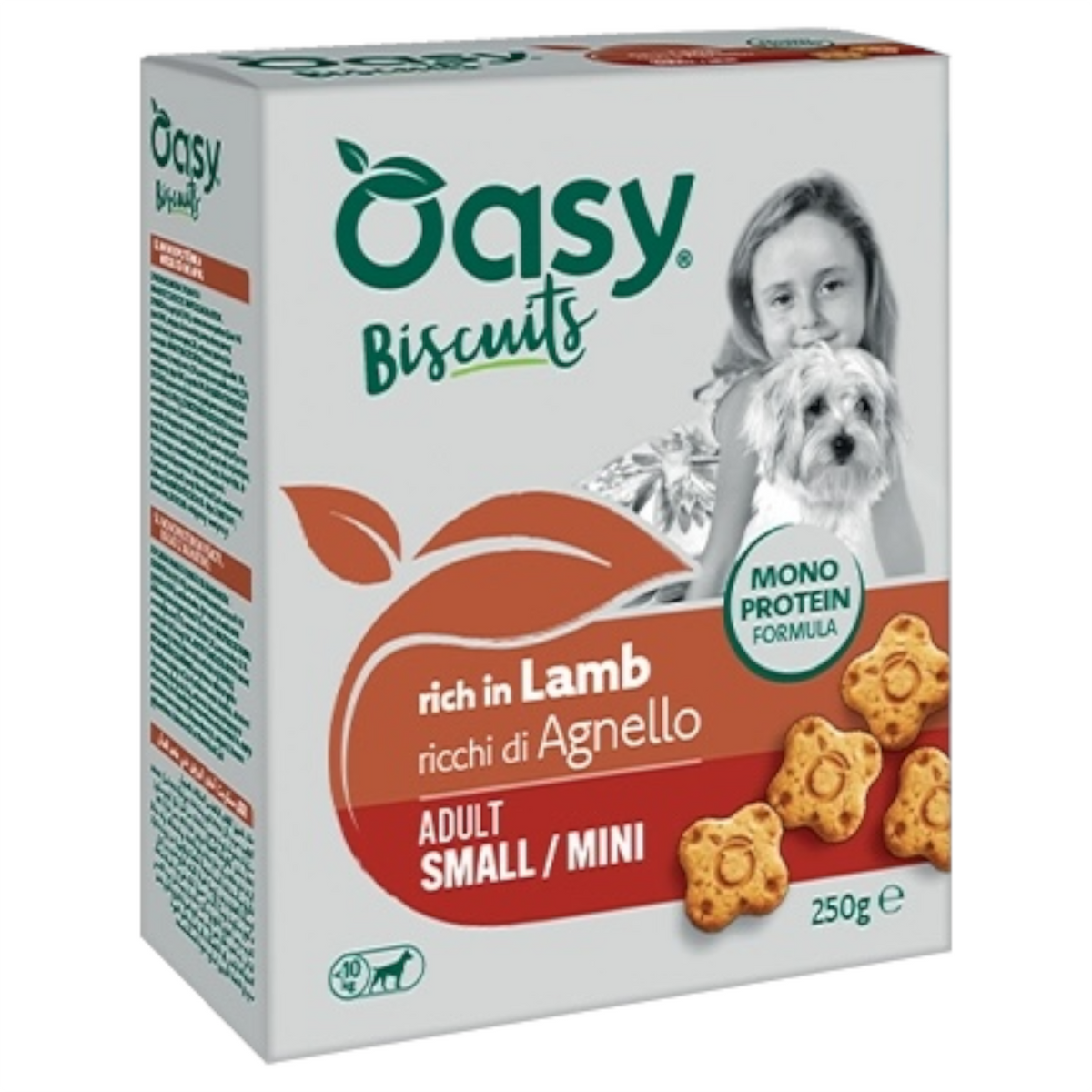 OASY Cane Biscotti Monoproteici Mini Adult Agnello 250gr
