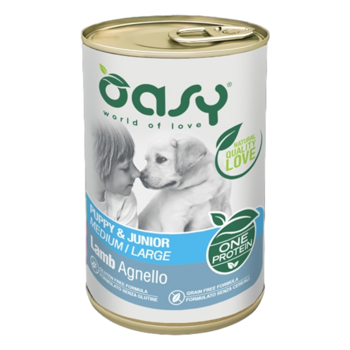 OASY One Cane Medium Puppy Agnello 400gr