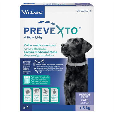 VIRBAC Cane Prevexto Collare Taglia M/L