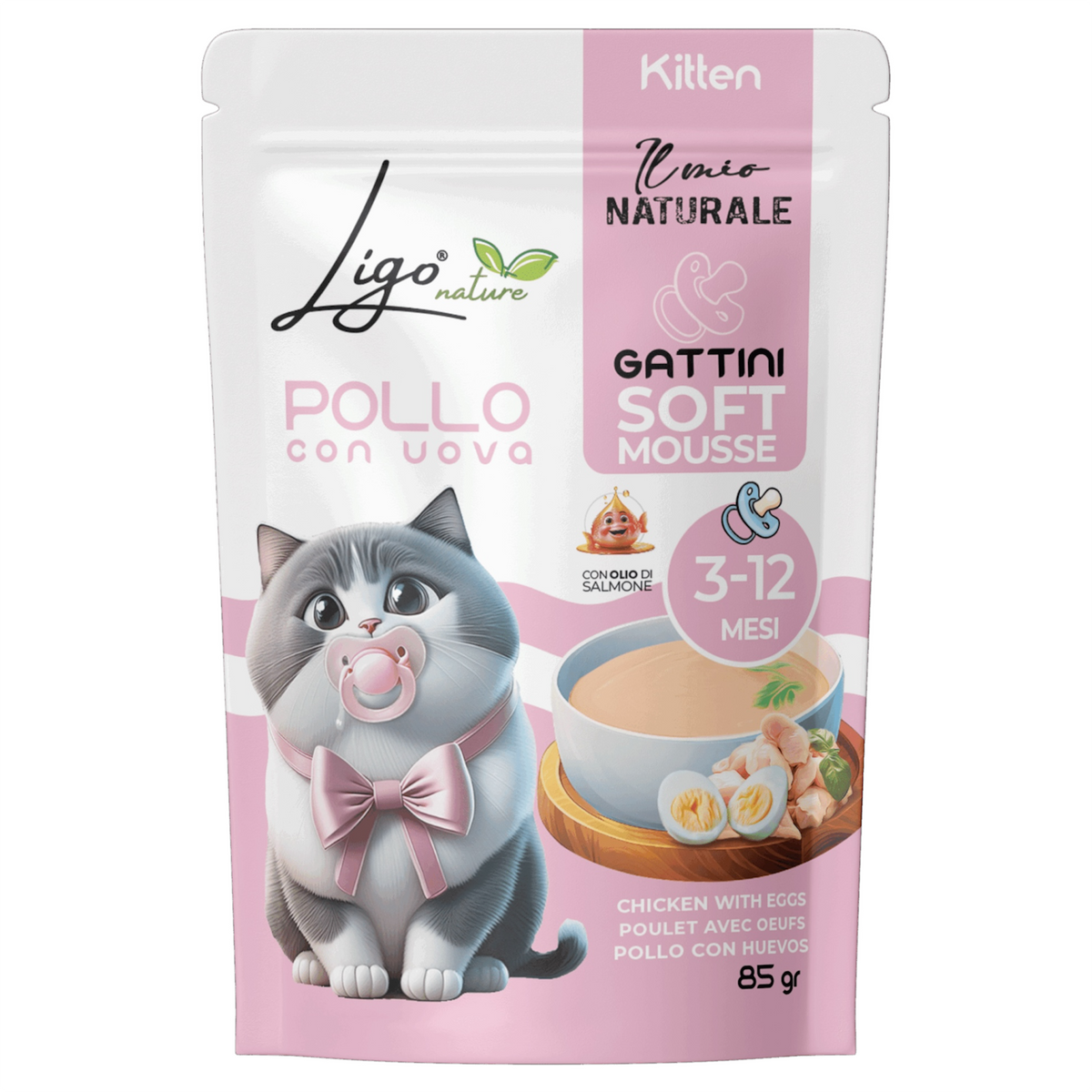 LIGO Vellutata Kitten Pollo con Uova 85gr