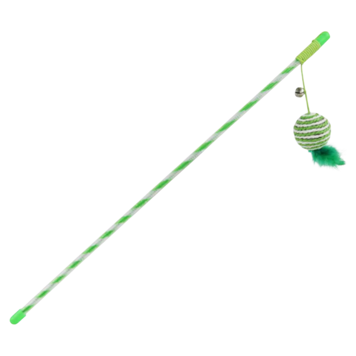 LEOPET Canna con Pallina e Piuma