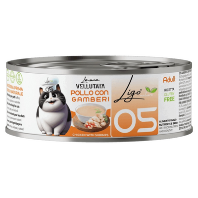 LIGO Vellutata Adult 05 Pollo con Gamberi 85gr