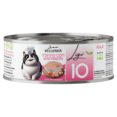 LIGO Vellutata Adult 10 Tonno con Gamberi 85gr