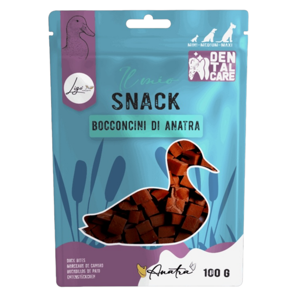 LIGO Snack Cane Bocconcini di Anatra 100gr