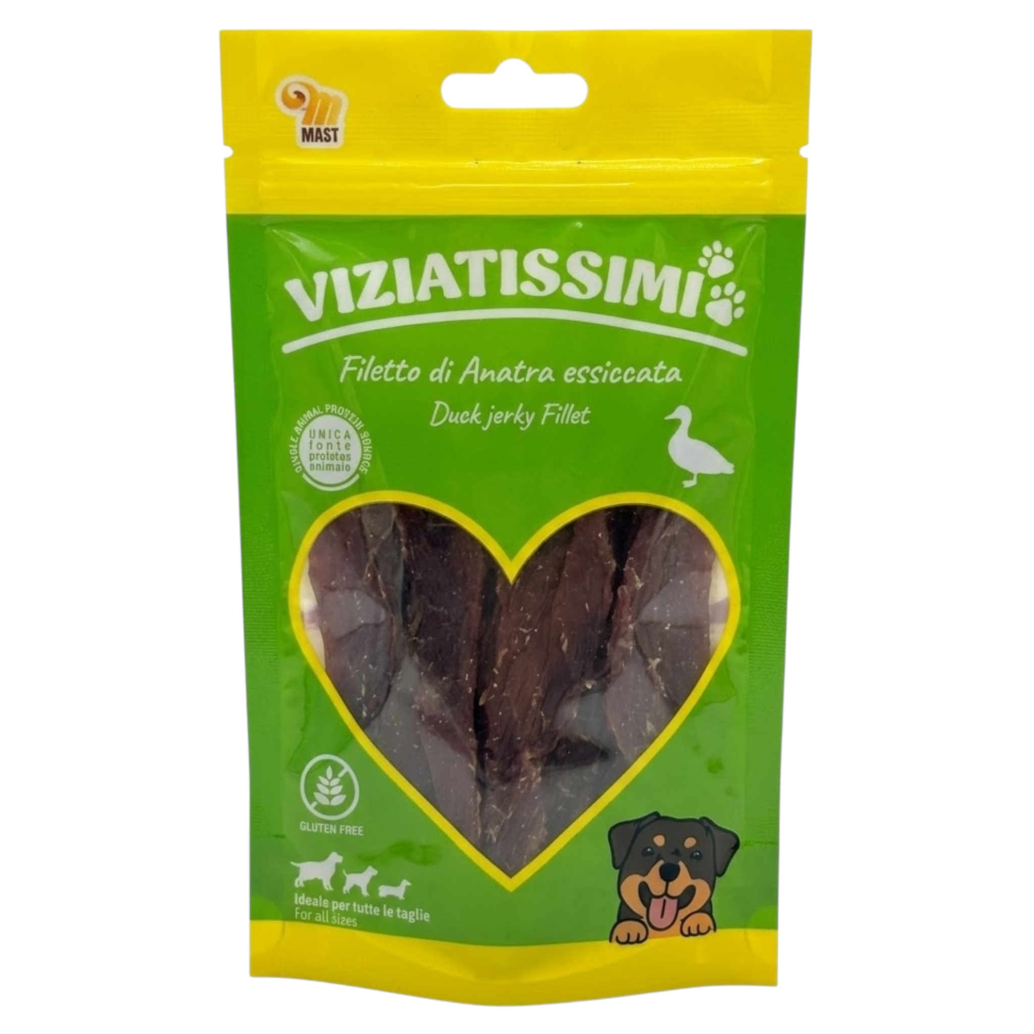 VIZIATISSIMI Snack Filetto di Anatra 80gr