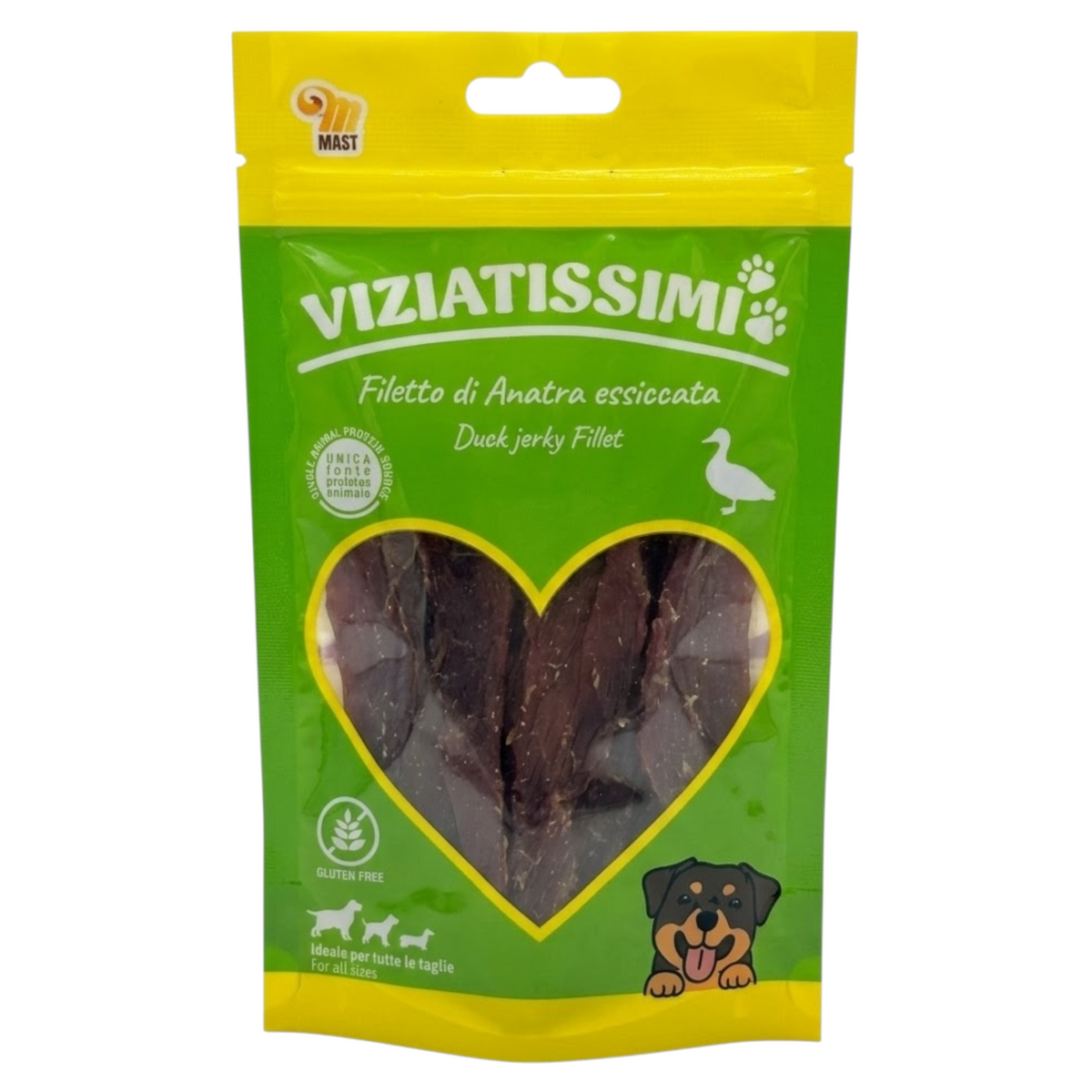VIZIATISSIMI Snack Filetto di Anatra 80gr