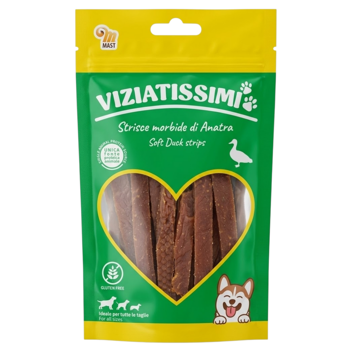 VIZIATISSIMI Snack Strisce di Anatra Grigliata 80gr