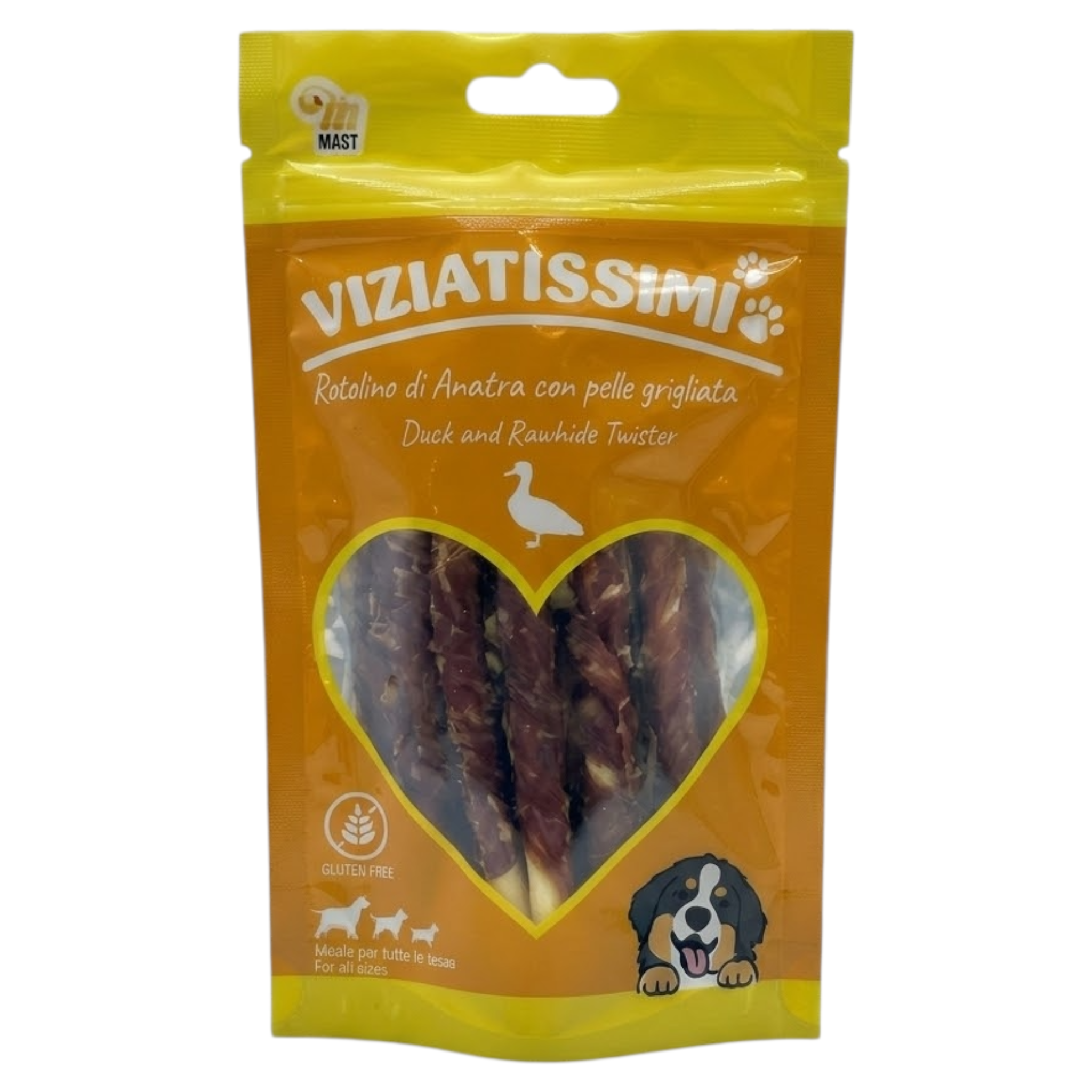 VIZIATISSIMI Snack Rotolino di Anatra Grigliata 80gr