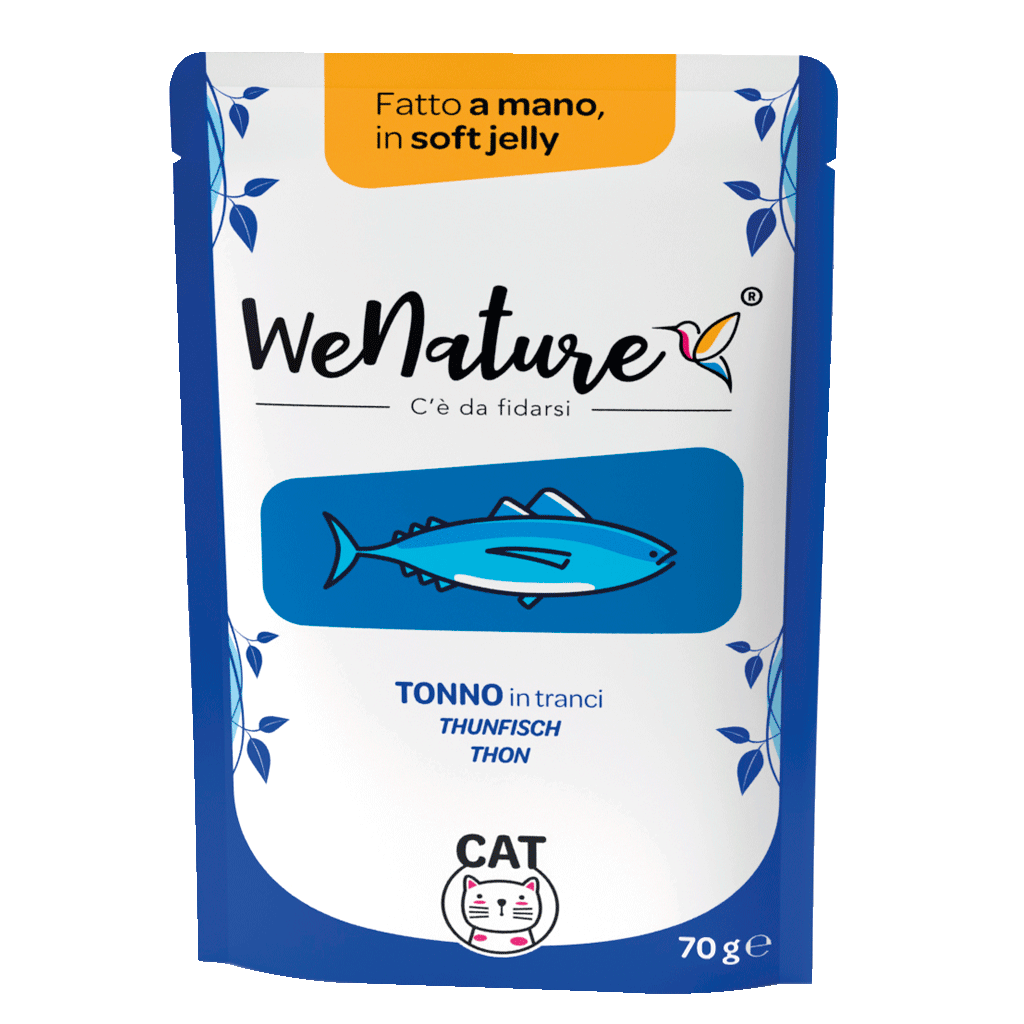 WENATURE Soft Jelly Pouch Kitten Trancetti di Tonno 70gr