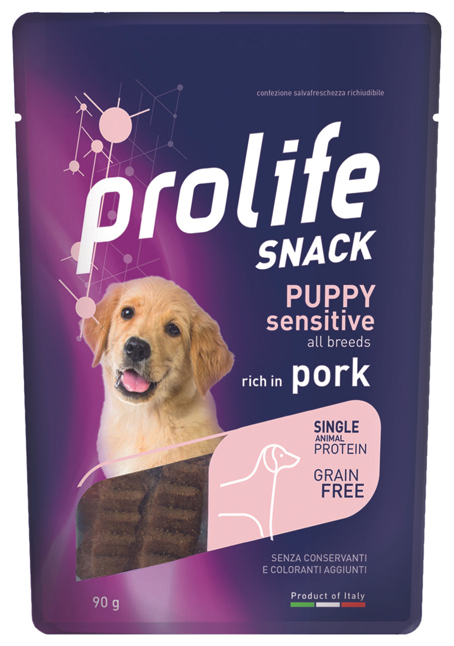 PROLIFE Cane Snack Puppy Sensitive Grain Free Pork 90gr
