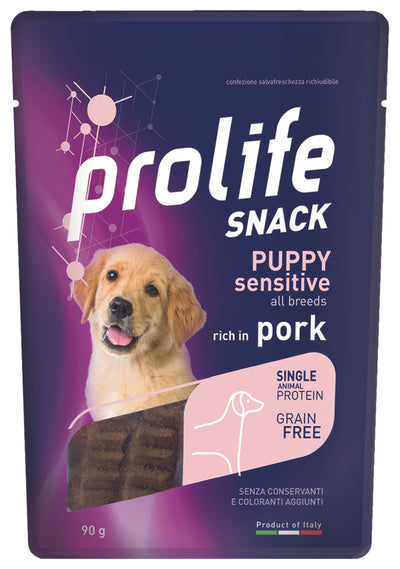 PROLIFE Cane Snack Puppy Sensitive Grain Free Pork 90gr