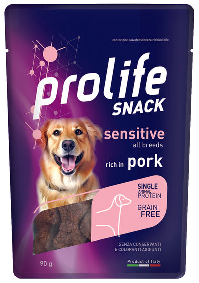 PROLIFE Cane Snack Sensitive Grain Free Pork 90gr