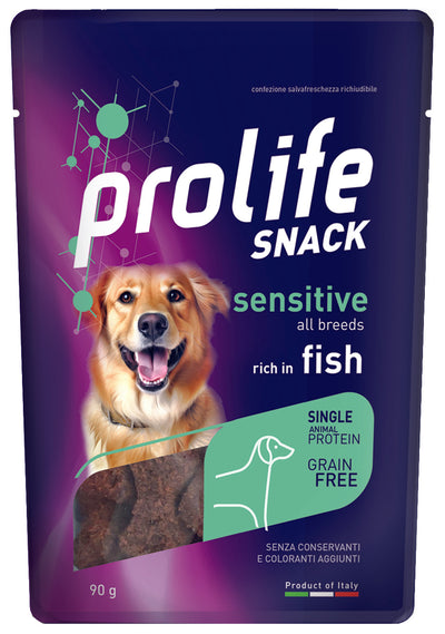 PROLIFE Cane Snack Sensitive Grain Free Fish 90gr
