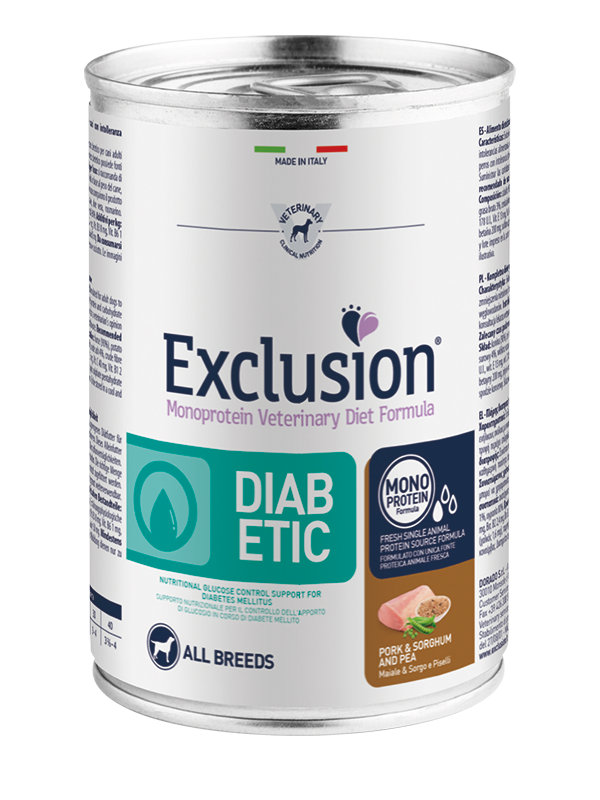 EXCLUSION Cane Urinary All Breed Maiale, Sorgo e Riso 400gr