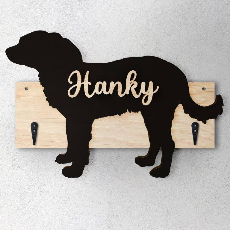 Russian Toy - Porta guinzaglio e/o chiavi personalizzato con il nome del tuo cane