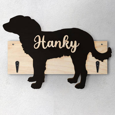 Russian Toy - Porta guinzaglio e/o chiavi personalizzato con il nome del tuo cane