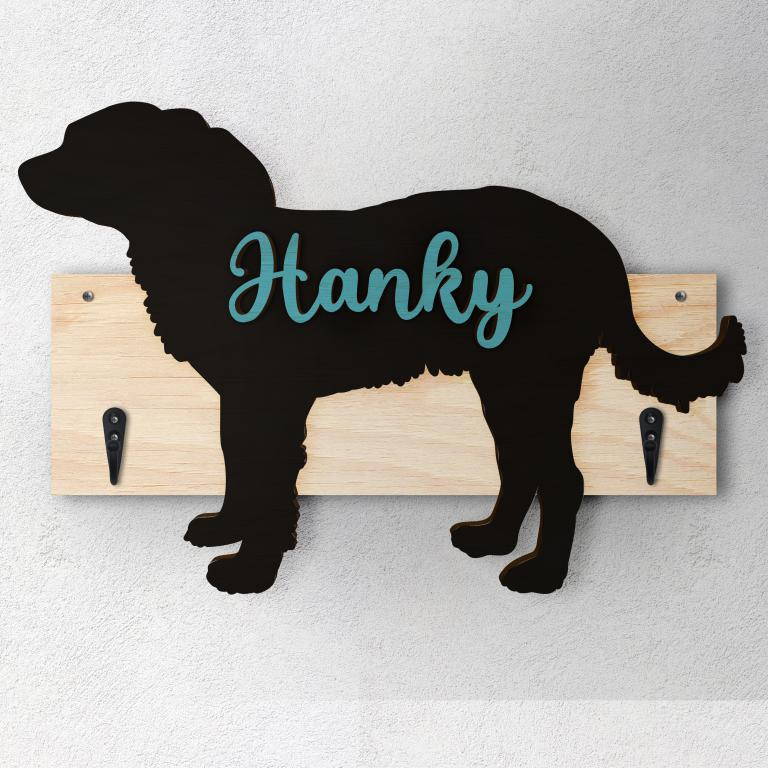 Russian Toy - Porta guinzaglio e/o chiavi personalizzato con il nome del tuo cane