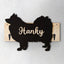 Spitz Giapponese - Porta guinzaglio e/o chiavi personalizzato con il nome del tuo cane