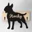 Bull Terrier - Porta guinzaglio e/o chiavi personalizzato con il nome del tuo cane
