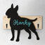 Bull Terrier - Porta guinzaglio e/o chiavi personalizzato con il nome del tuo cane