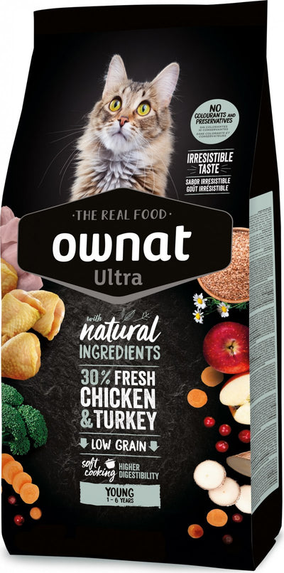 OWNAT Cat Ultra Young per giovane gatto da 1 a 6 anni 1,5Kg