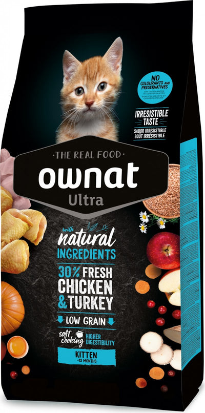 OWNAT Cat Ultra Kitten per gattini fino a 12 mesi 1,5Kg