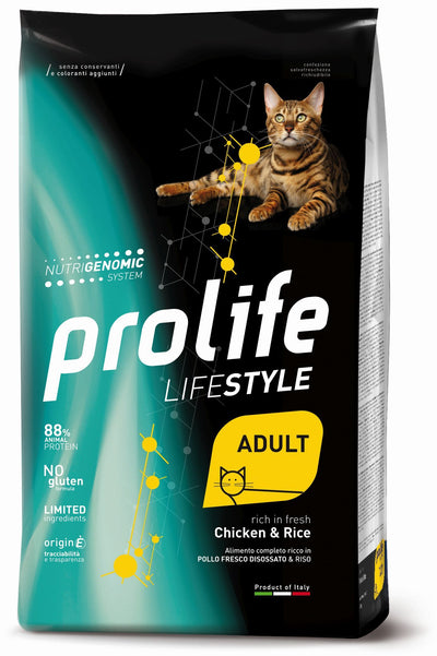 PROLIFE Gatto Life Style Adult Chicken & Rice 7Kg