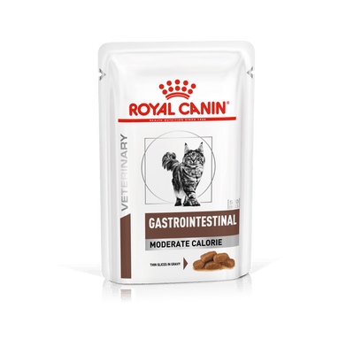 ROYAL CANIN Veterinary Cat Gastrointestinal Moderate Calorie 12x85Gr (Pack)